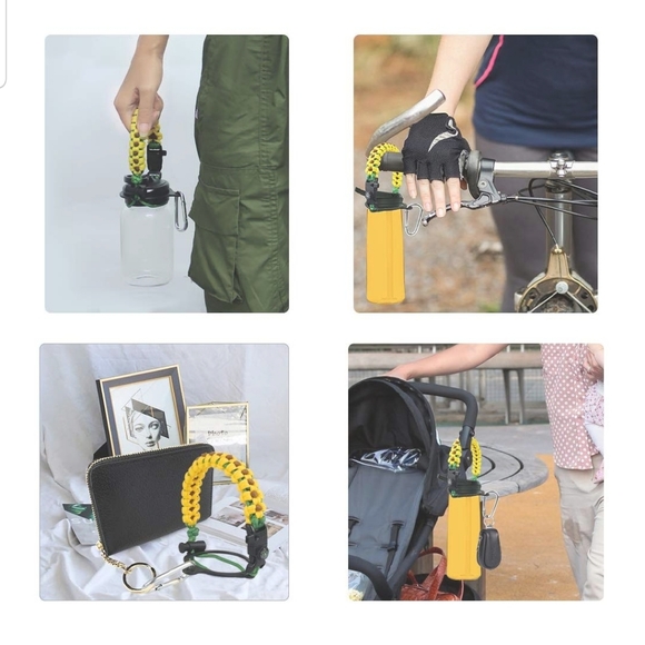 Sunflower Paracord Safety Handle Wide Mouth Hydro - Picture 5 of 8